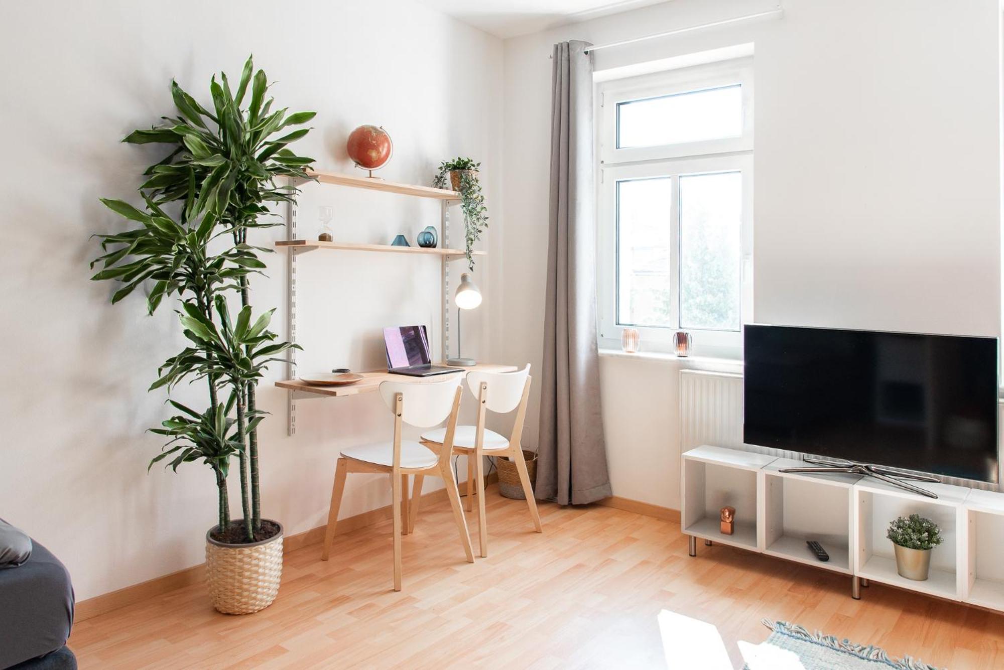 Stilvolles Apartment - Balkon, Netflix, Nespresso, Zentral, Messe Chemnitz Bagian luar foto