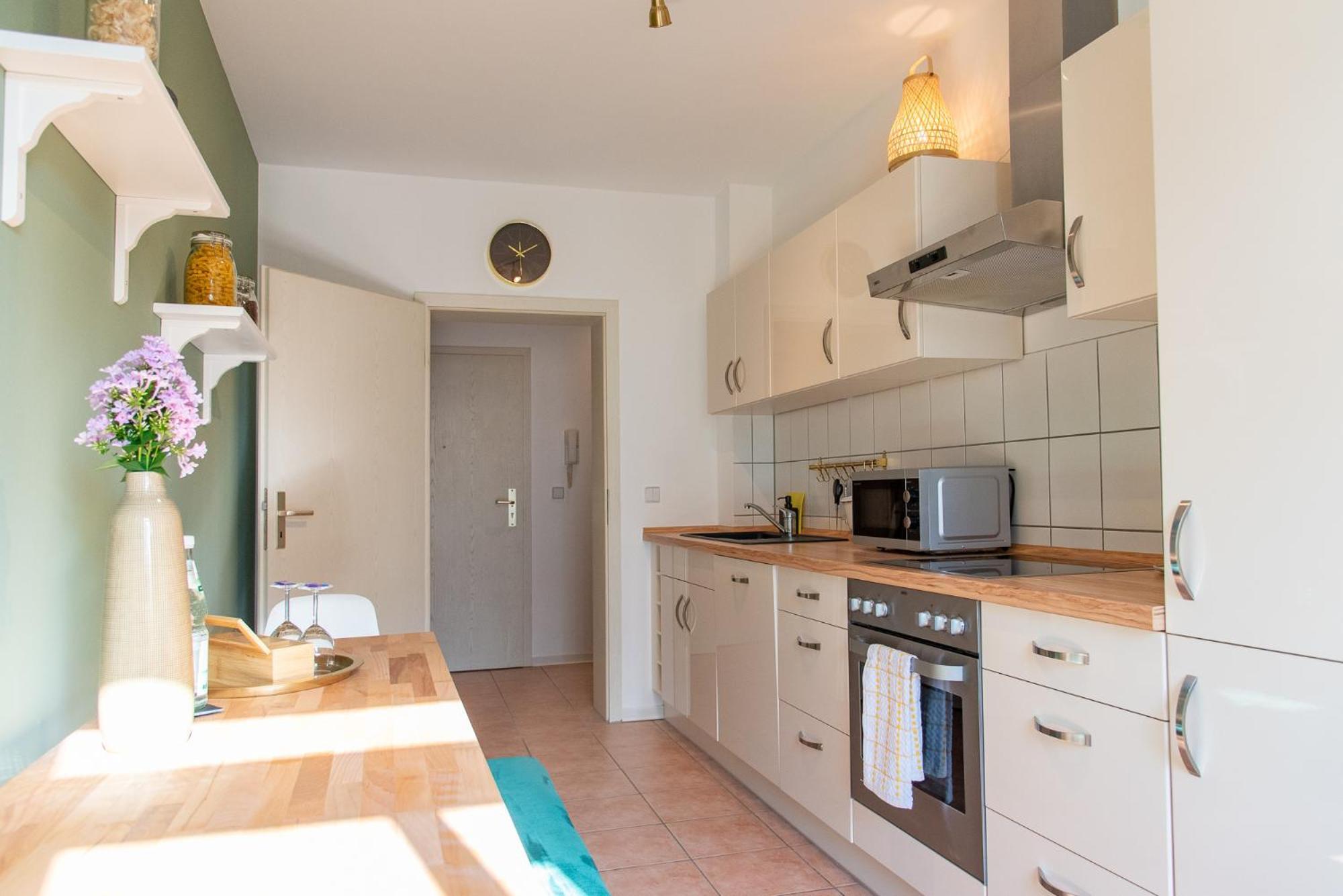 Stilvolles Apartment - Balkon, Netflix, Nespresso, Zentral, Messe Chemnitz Bagian luar foto